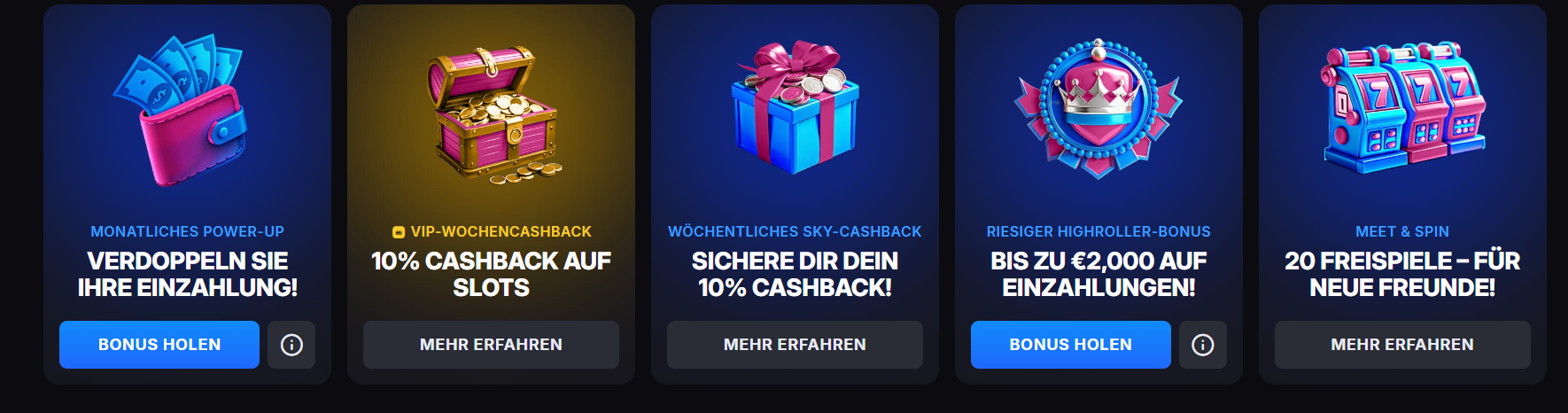 Play on the official website Sky Crown Casino in Austria