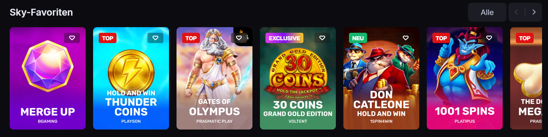 Sky crown Live Casino Games